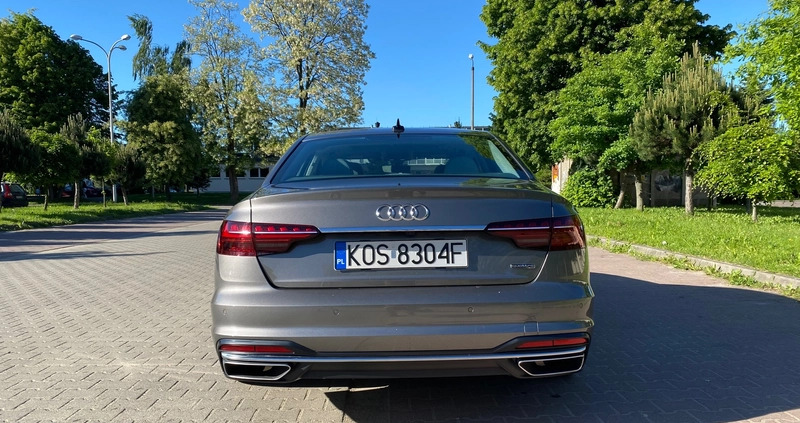 Audi A4 cena 159000 przebieg: 14000, rok produkcji 2022 z Zator małe 172